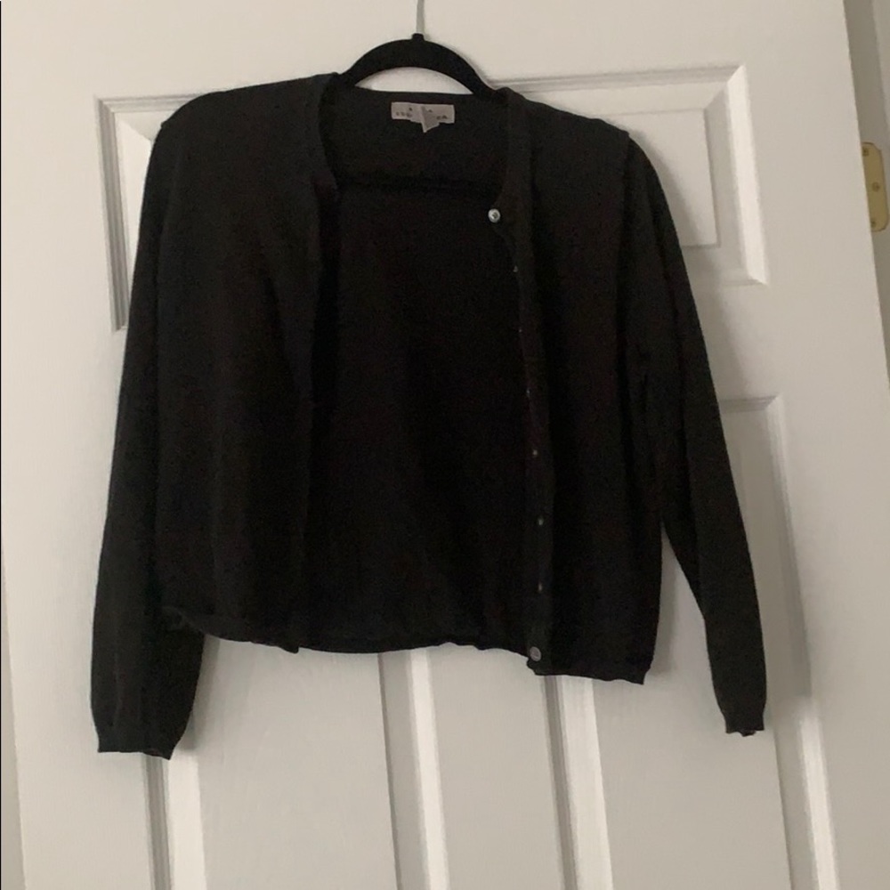 Eddie Bauer - black cardigan
